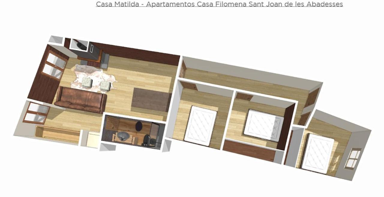 Casa Matilda - Apartamento Con Chimenea, Vistas, Rustico-Elegante En El Centro ซานต์ ฮวน เด เลส อาบาเดสเซส ภายนอก รูปภาพ